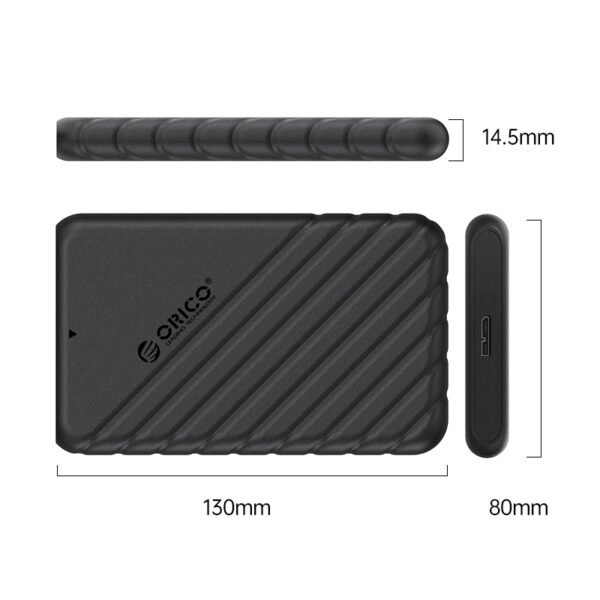 ORICO 25PW1 2.5 Inch Hard Drive Enclosure USB3.0 CABLE - Image 2