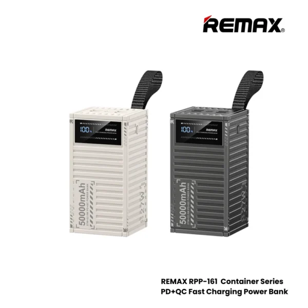 Remax RPP-161 50000mAh Container series 27W + 22.5W PD + QC Fast Charging Power Bank - Image 2