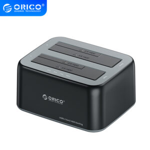 ORICO 6829C3 2.5"/3.5" SATA HDD/SSD Dual-bay Dock with Offline Clone Function