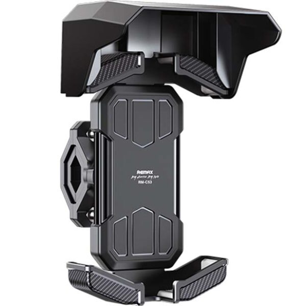 Remax RM-C53 Sunshade and rainproof cycling quick access mobile phone holder - Image 2