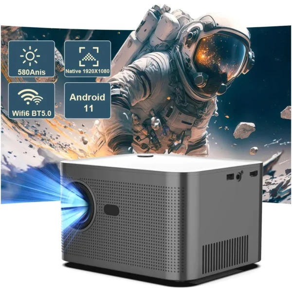 Hy350 Android 11.0V Smart Projector 1080P With Wifi and Bluetooth 5.0 - Image 2