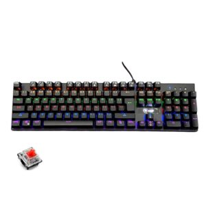 VSP VM01-R Gaming Mechanical 104 Keys Keyboard (FREE 6 RED Switches)
