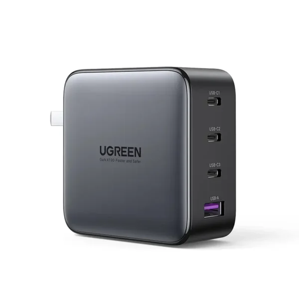 UGREEN X564 100W Charger 4-Port 3 USB-C 1 USB-A GaN Fast Charger Power Adapter With C to C Cable 10375