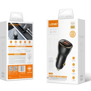 LDNIO 60W PD QC Super Fast Car charger C103