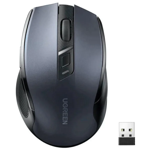 UGREEN MU006 optical wireless mouse USB 2.4GHz 4000 DPI black 45389