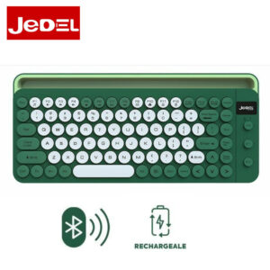 Jedel WKB100 90 Key Rechargeable Wireless Keyboard  2.4Ghz Wireless + Bluetooth