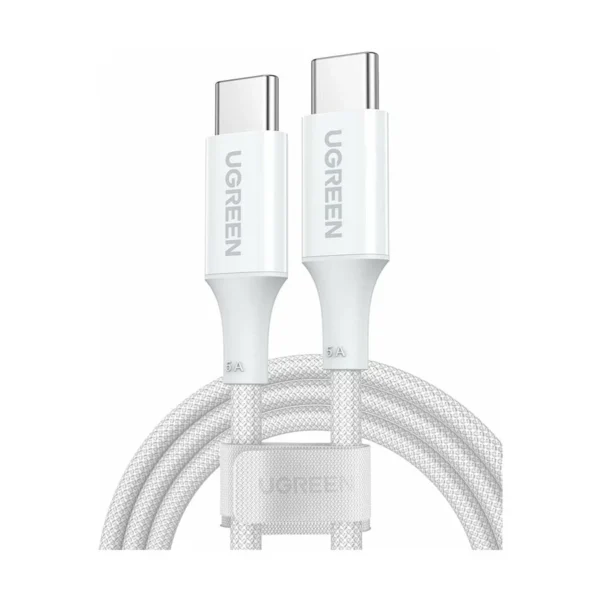 UGREEN US316 USB-C TO USB-C PD cable 100W 2M White 25069