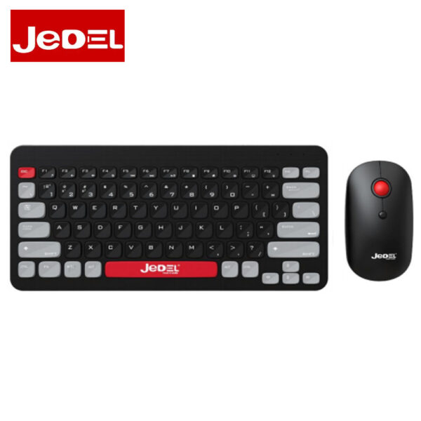 JEDEL WS681 Mini Stylish Wireless Gaming Keyboard Mouse Combo - Image 2