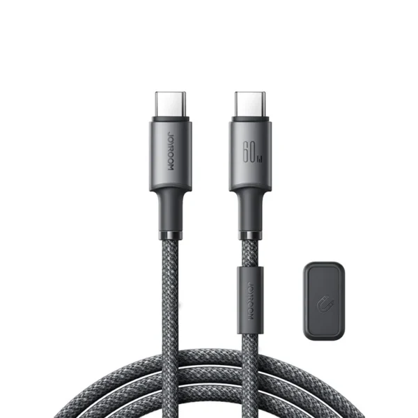 JOYROOM S-A50 60W Type-C to C 1.2M Unlimited Series Fast Charging Data Cable Gray - Image 2