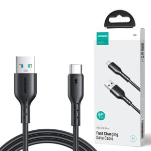 JOYROOM SA26-AC3 USB-A to Type-C 3A Flash-Charge Series  Fast Charging Data Cable 1M Black
