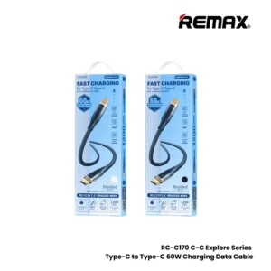 REMAX RC-C170 C-C Explore Series Gen2 60W Type-C to Type-C PD  Fast Charging Data Cable