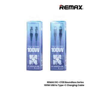REMAX RC-C115 C-C IntelyeleC Series 100W Type-C to Type-C Fast Charging Auto Power Off Charging Data Cable