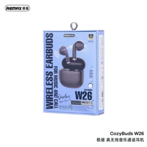 REMAX CozyBuds W26 Keyzou Series Wireless Earbuds for Music and Call  Gaming Sports TWS Earphones