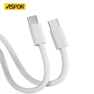 ASPOR A011 100W TYPE‐C TO TYPE‐C CABLE 1.2M